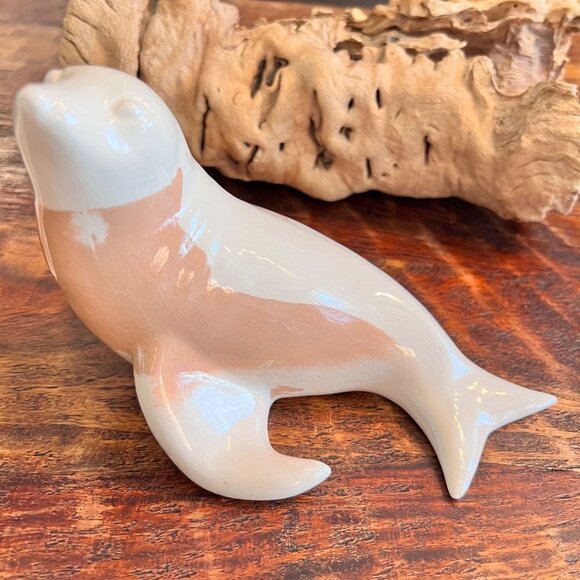 Set Of Vintage Ceramic Seal Figurines - Picture 3 of 13